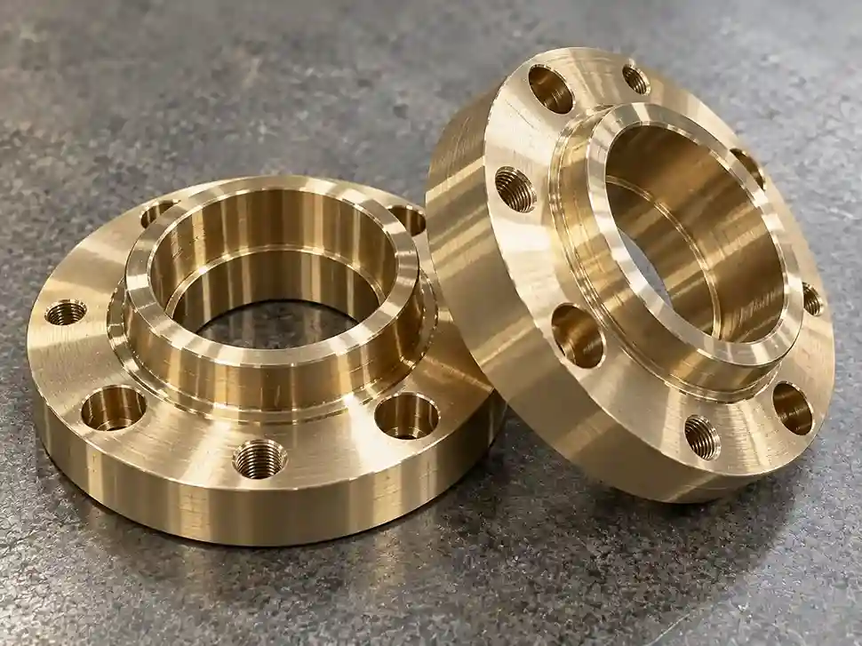 CNC machined industrial component