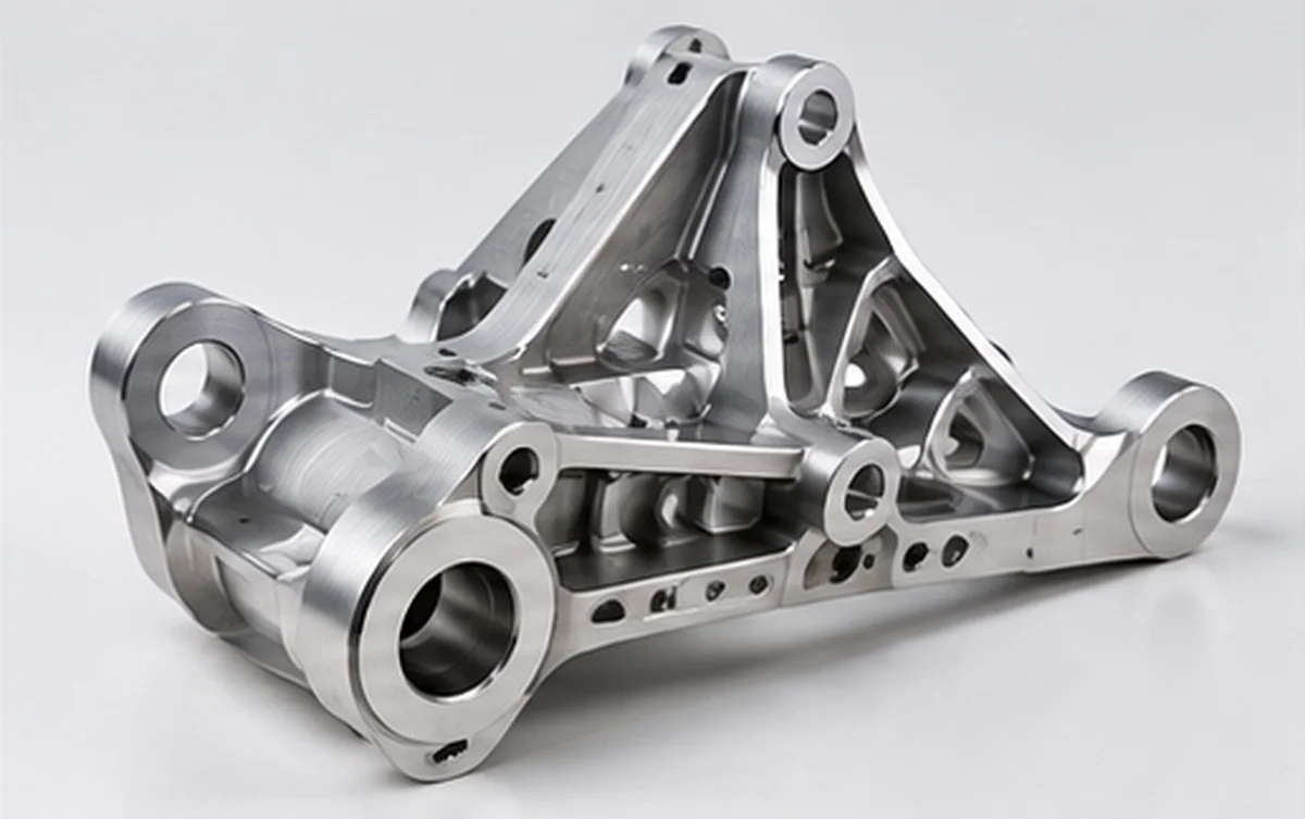 Illustrative precision-machined aerospace component