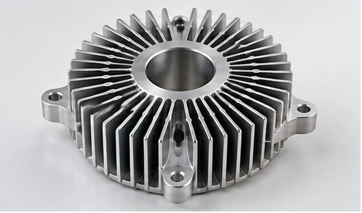 Illustrative semiconductor cooling heat sink