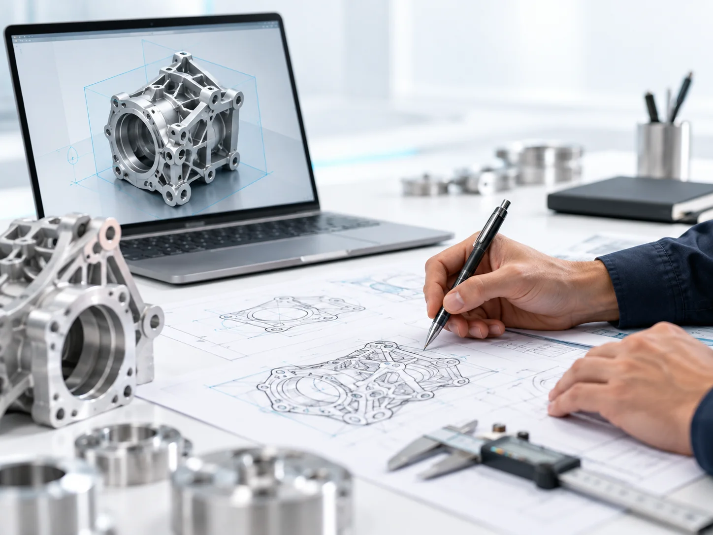 CAD engineering and technical design workstation